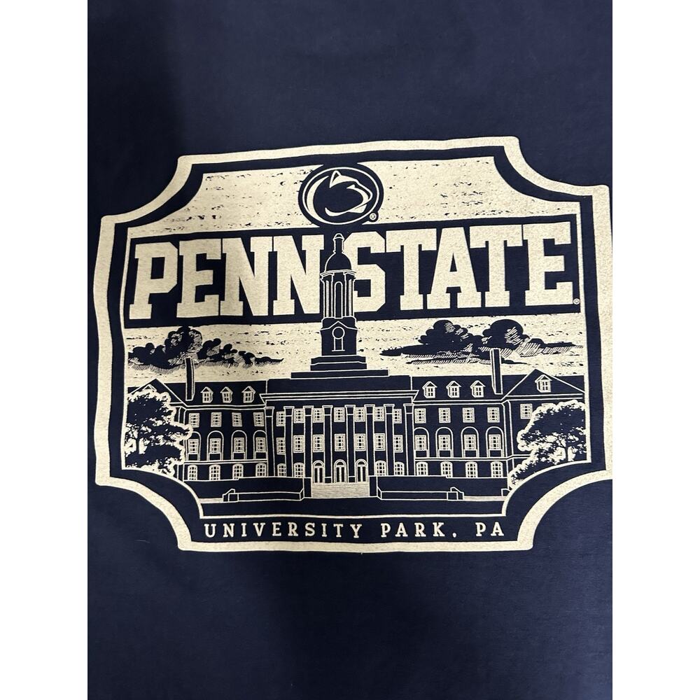 NWOT Adult Comfort Colors Penn State Nittany Lions Cotton Tshirt 2XL Navy XXL SS - Picture 9 of 9